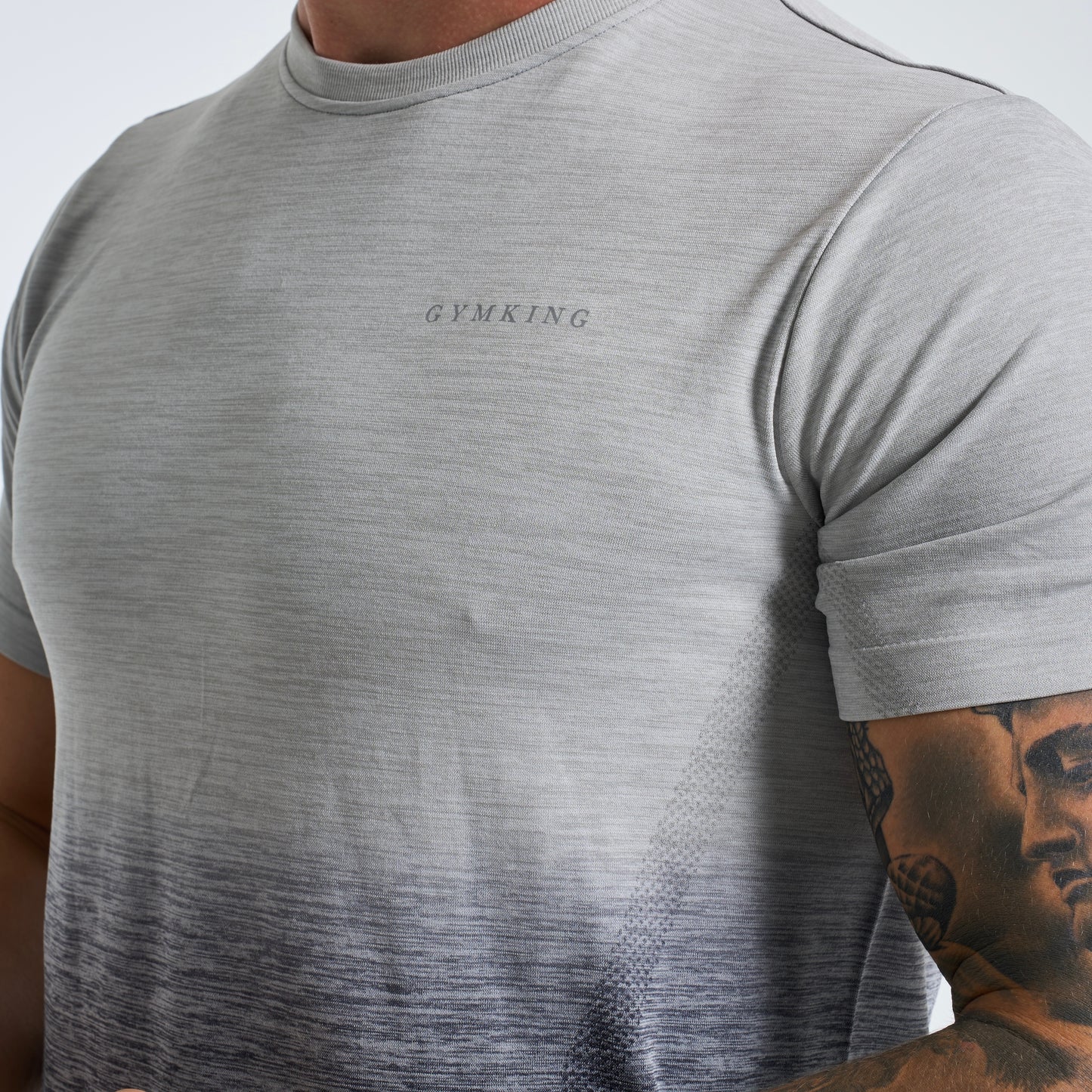 GymKing Relentless Ombré Seamless Set - Black / Urban Grey