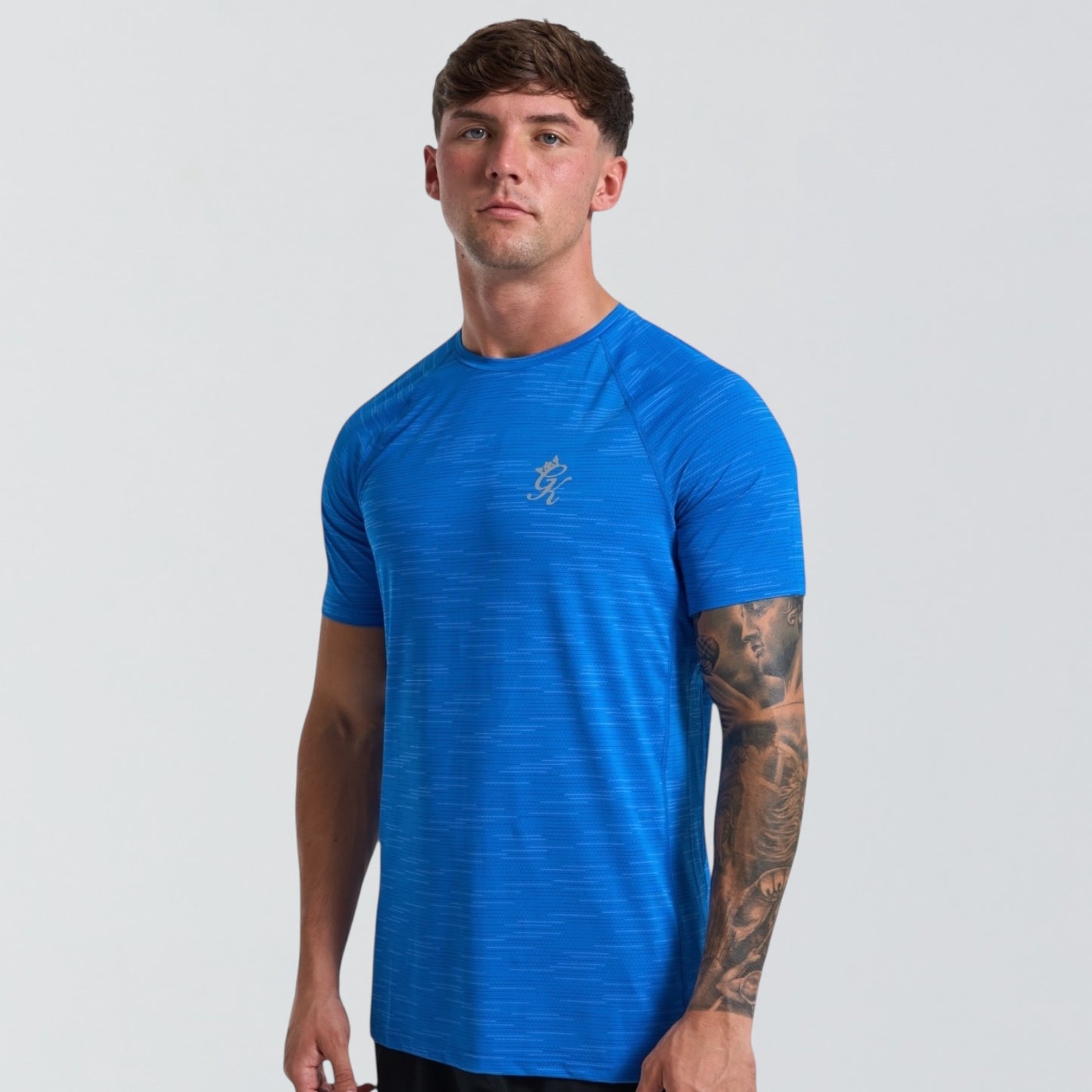 GymKing Energy Grindle Tee - Royal Azure