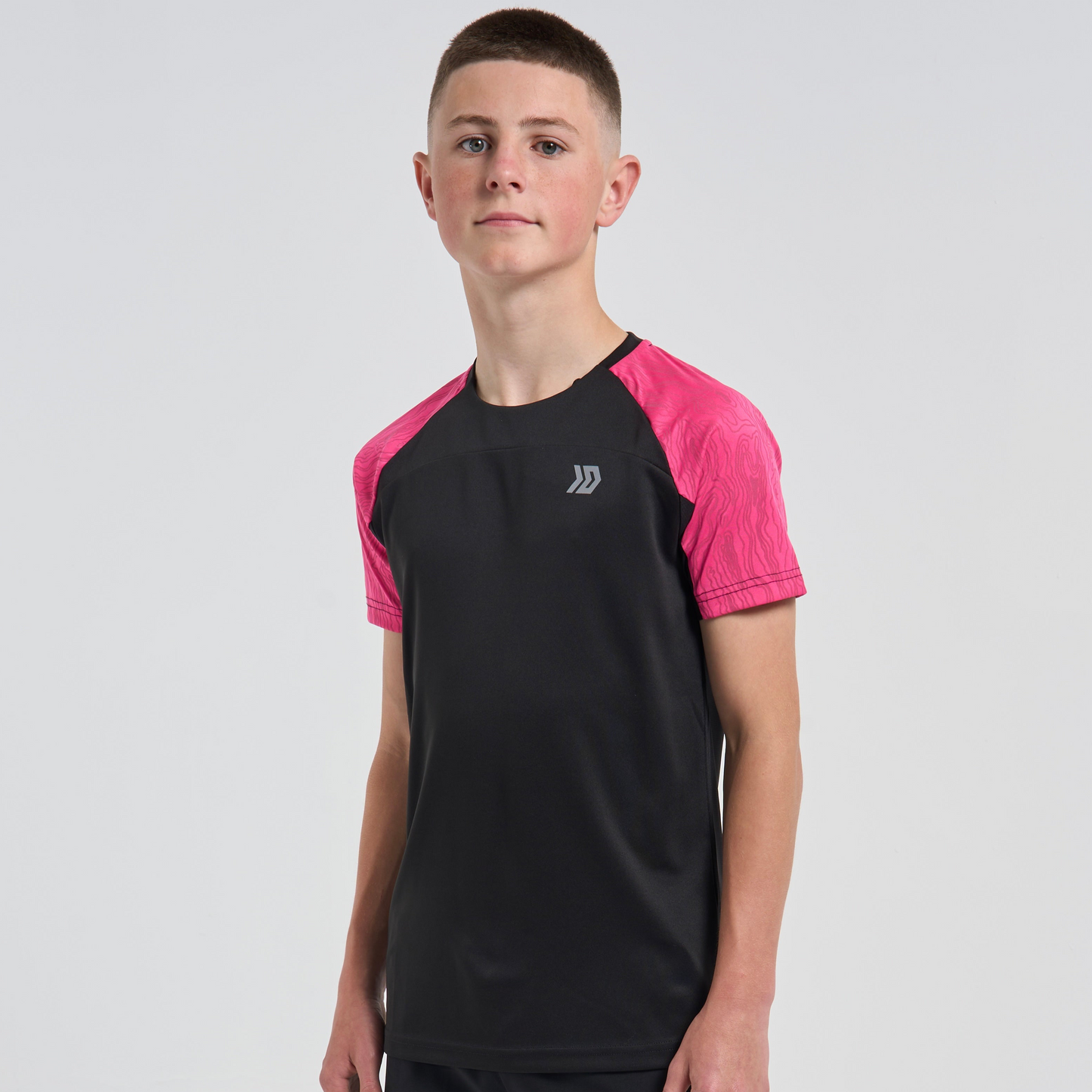 DASH Tee - Black / Pink (Junior)