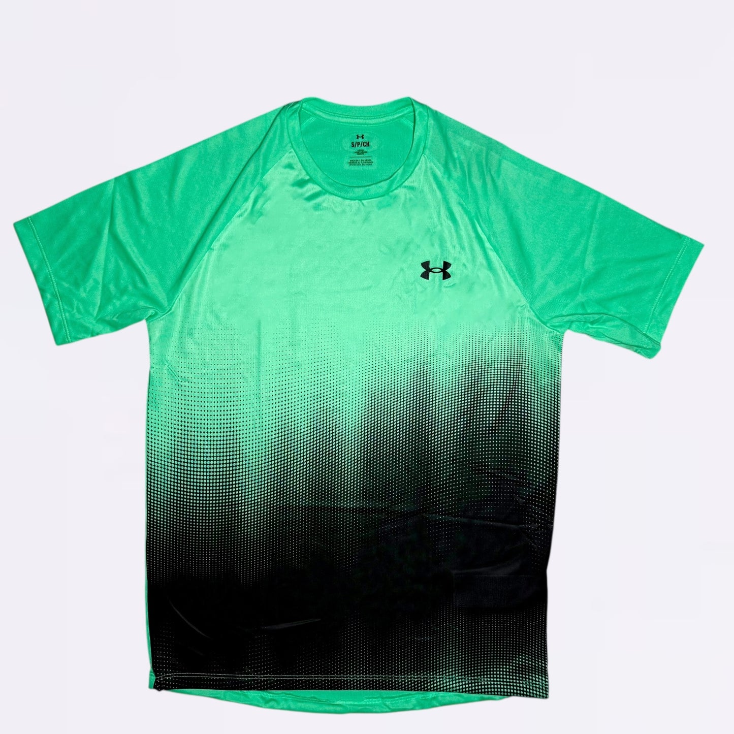 Under Armour Tech Fade Tee - Green / Black