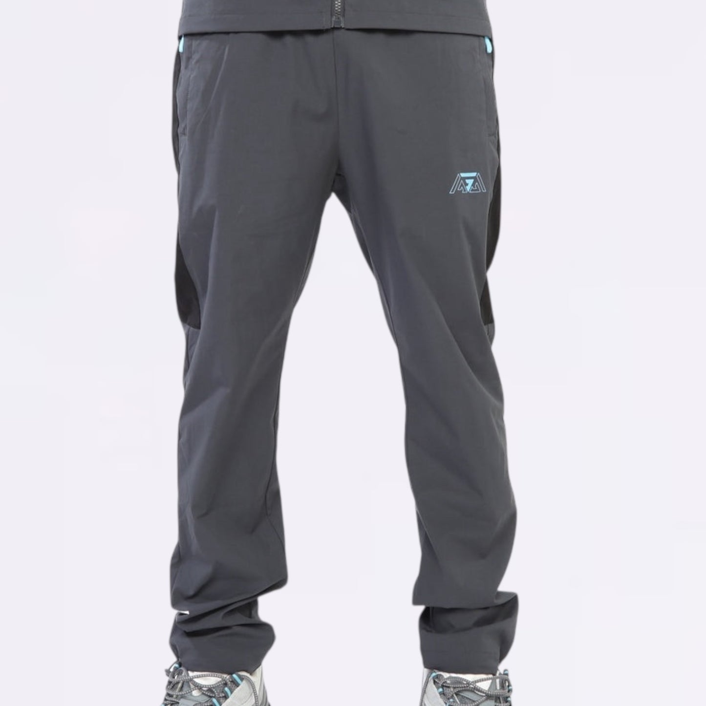 Griid Triple G Set - Windrunner & Pant - Shadow Grey / Electric Blue