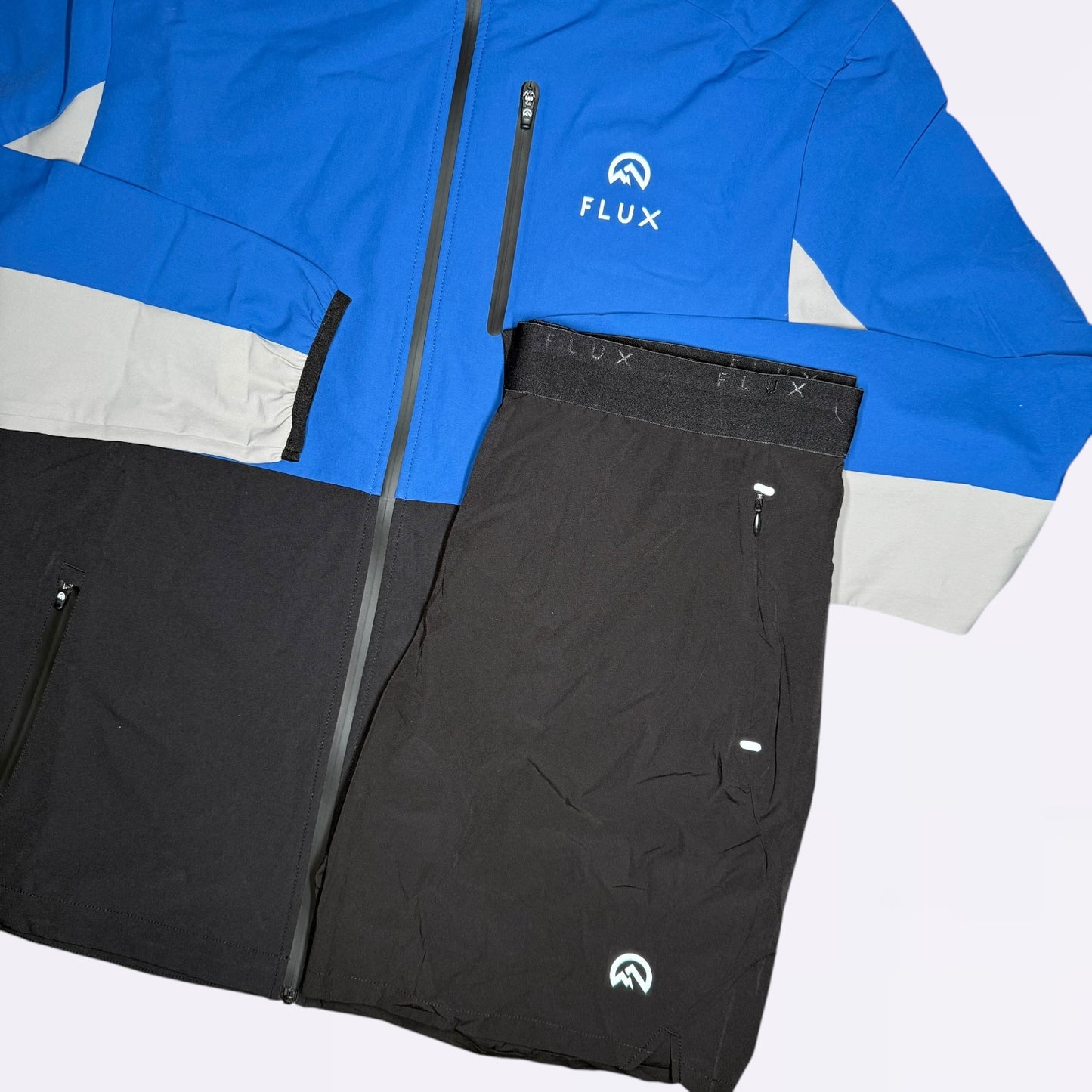 Flux Versatility Set - Jacket & Shorts - Black / Blue