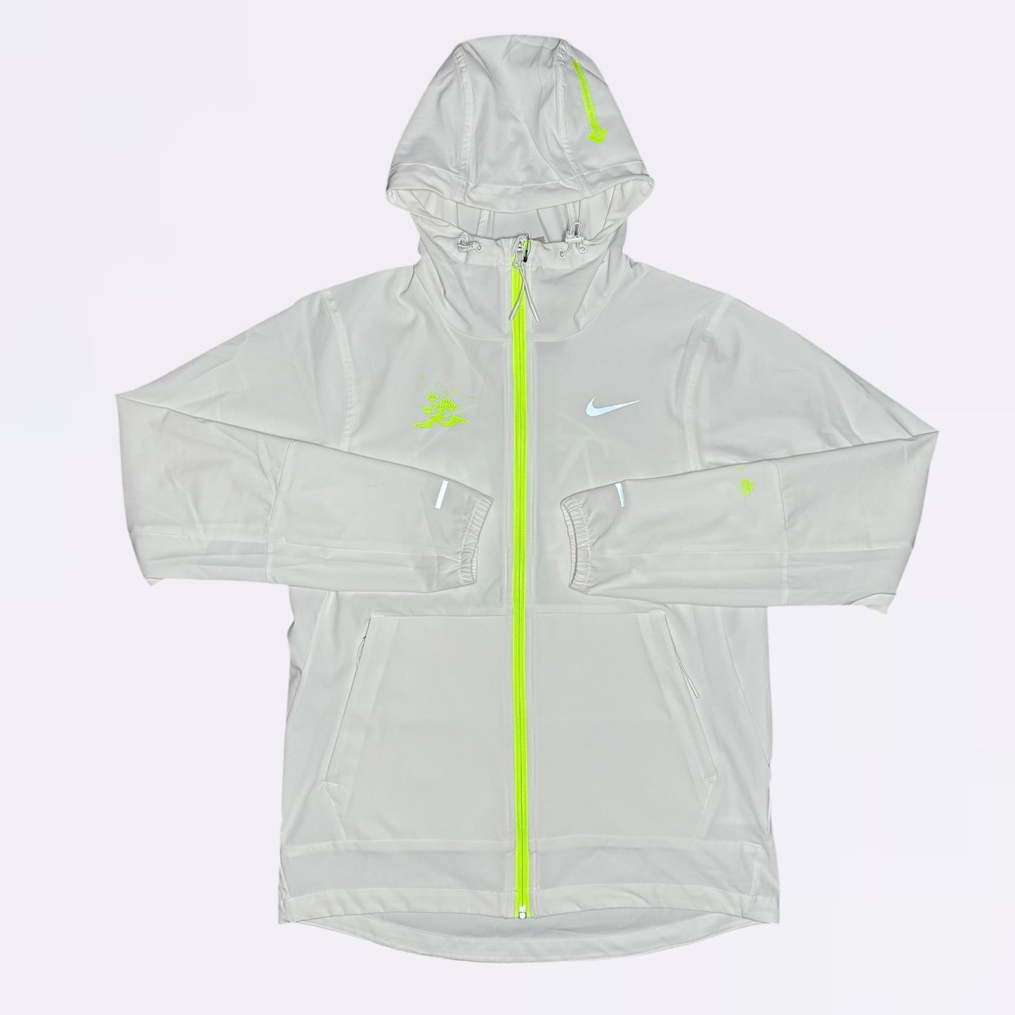 Nike Just Do It Windrunner - White / Neon