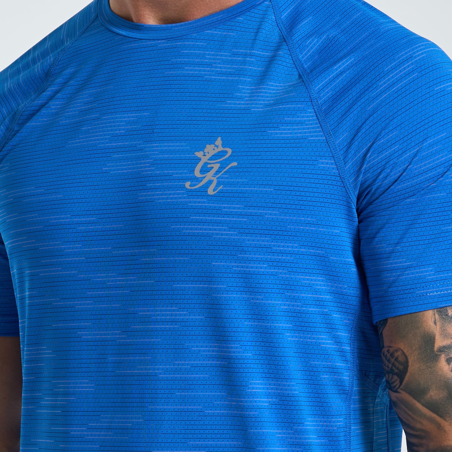 GymKing Energy Grindle Tee - Royal Azure