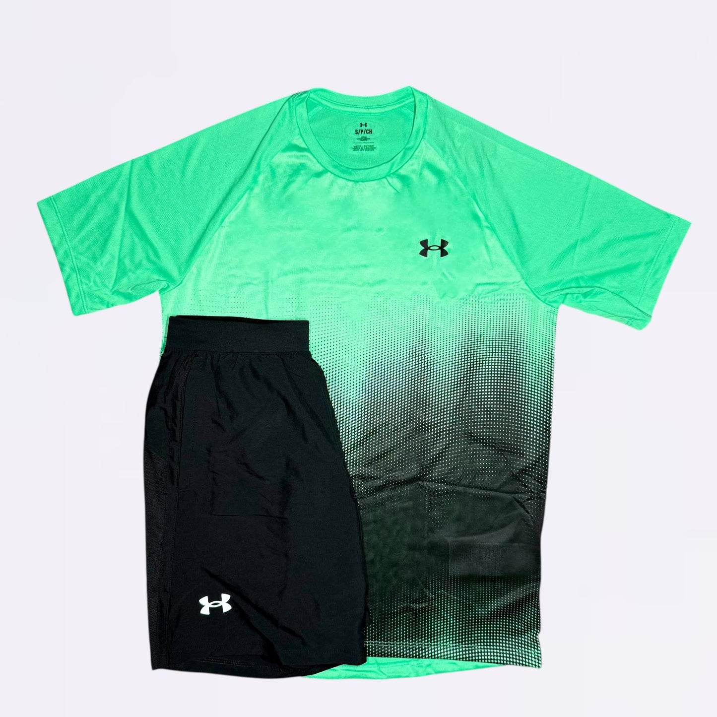 Under Armour Tech Fade Set - Green / Black