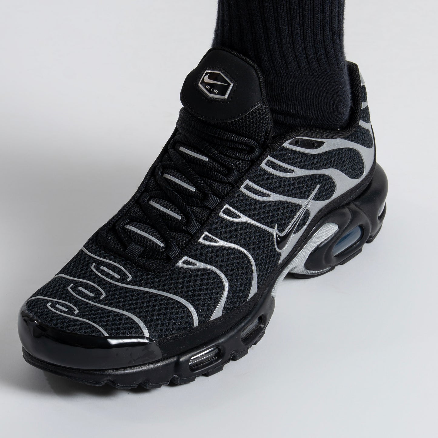 Nike Air Max Plus Black Reflective Silver