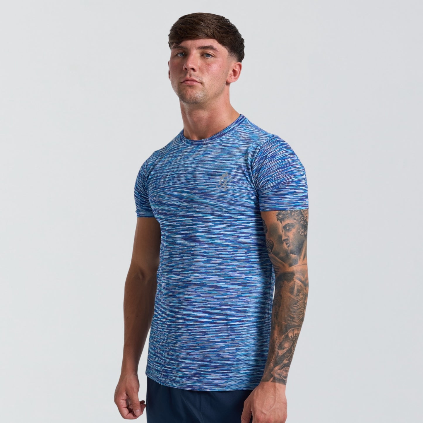 GymKing Energy Seamless Space Dye Set - Galactic Blue Multi