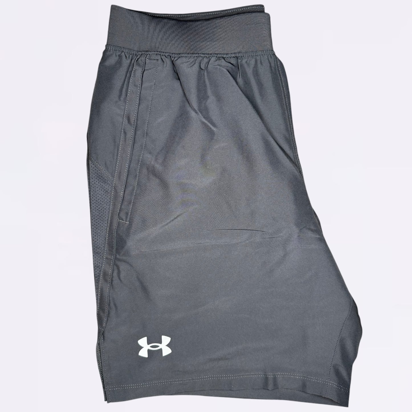 Under Armour Tech / Speed Stride Set - Tee & Shorts - Blue / Grey