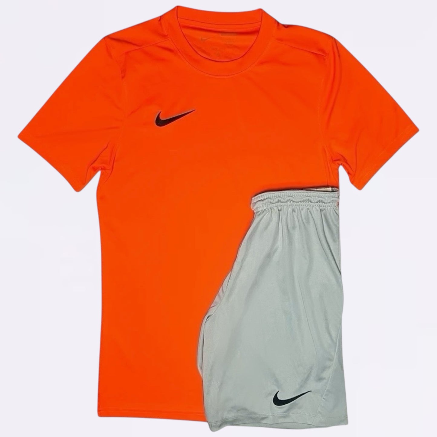 Nike Dri Fit Set - Orange / Grey