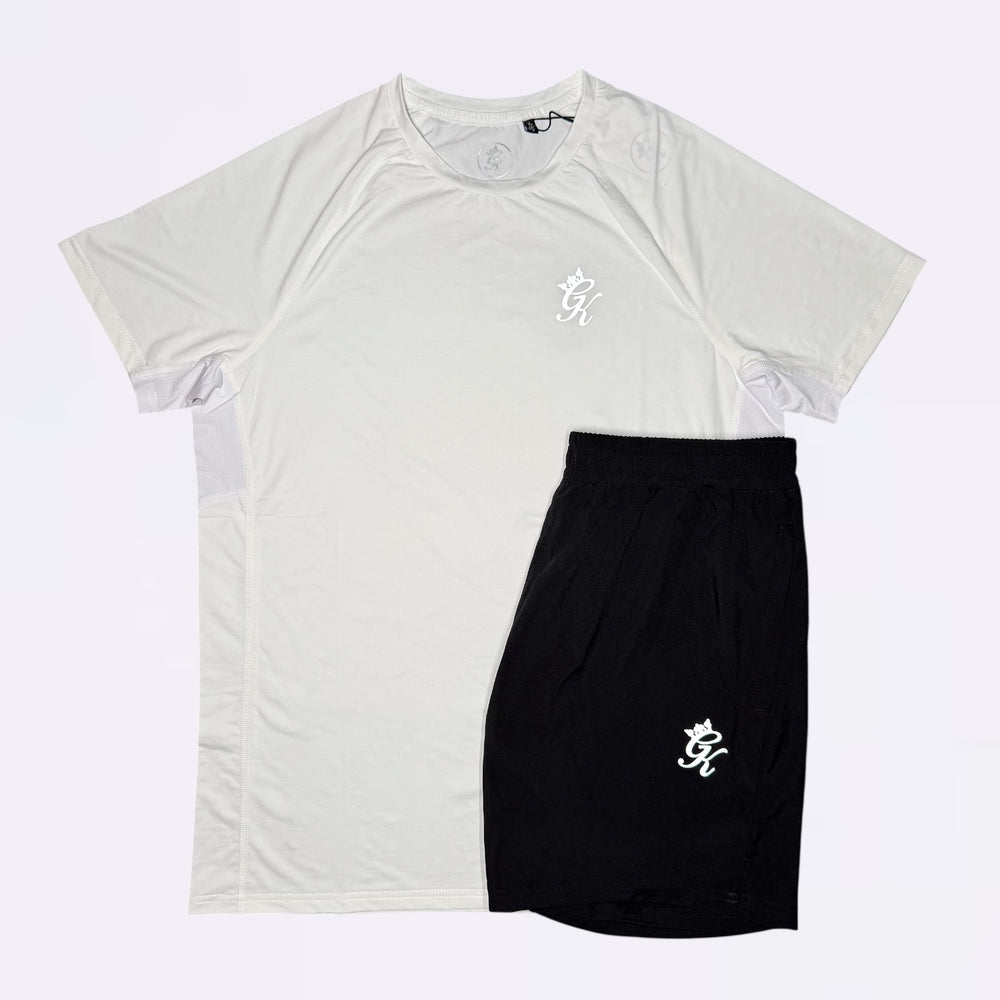 GymKing Energy Texture Set - White / Black