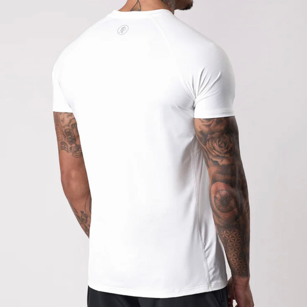 GymKing Energy Texture Tee - White