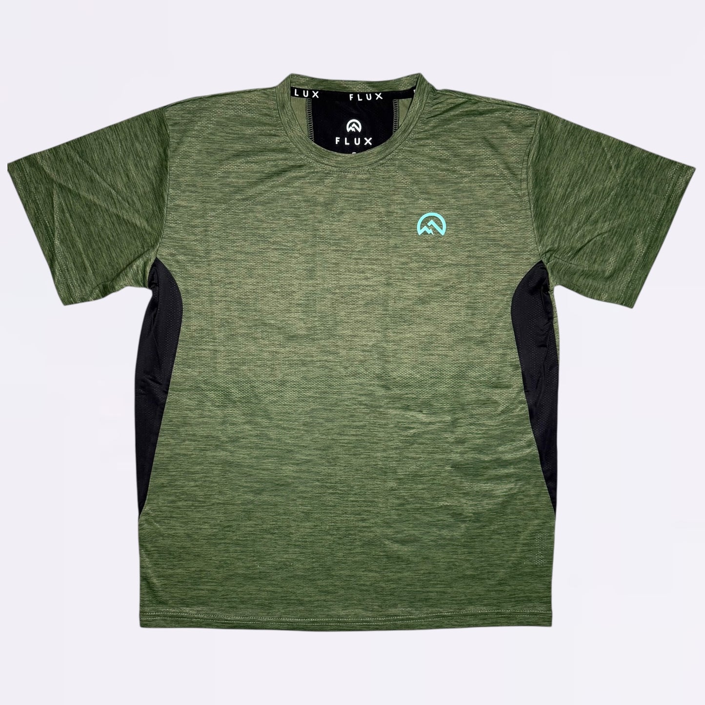 Flux Panel Tee - Sage