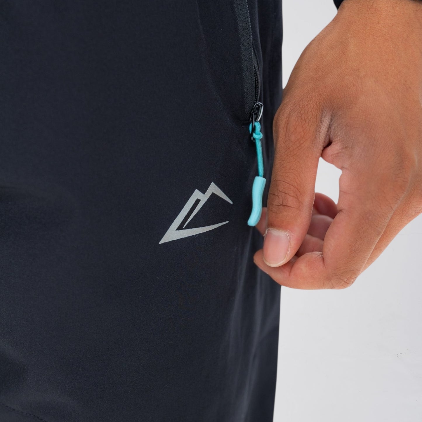 ActiveLine Wave Windrunner & Bottoms Set - Black / Turquoise