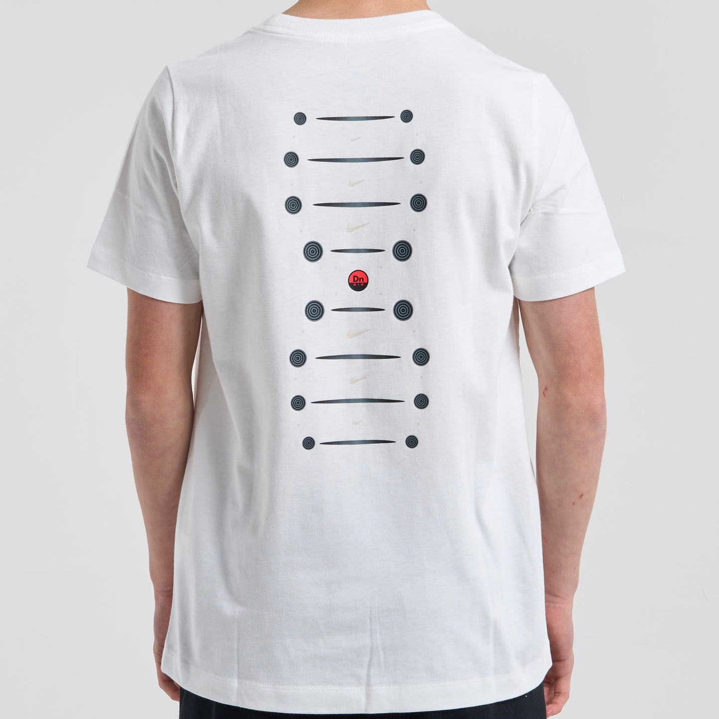 Nike DN Tee - White / Crimson (Junior)