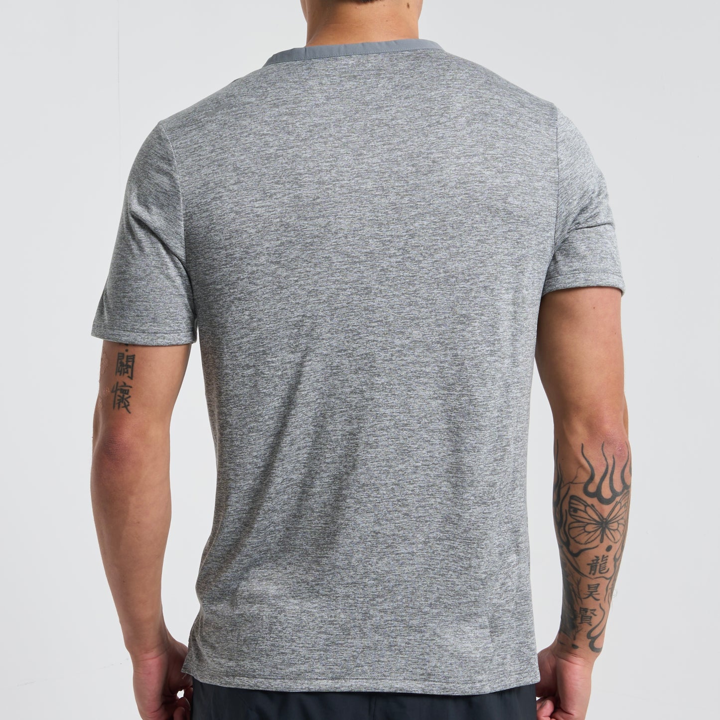 Nike Techknit Miler Tee Light Grey