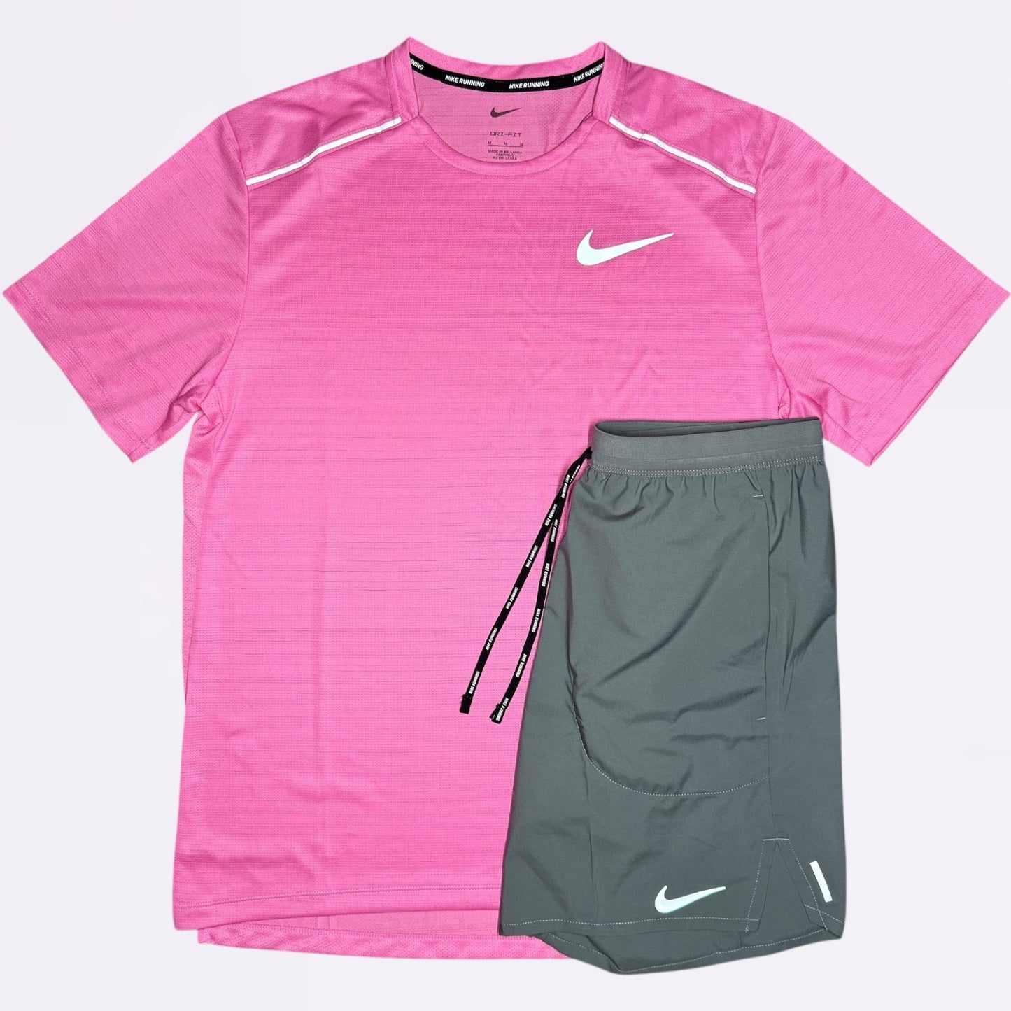 Nike Miler & Flex Set - Playful Pink / Grey