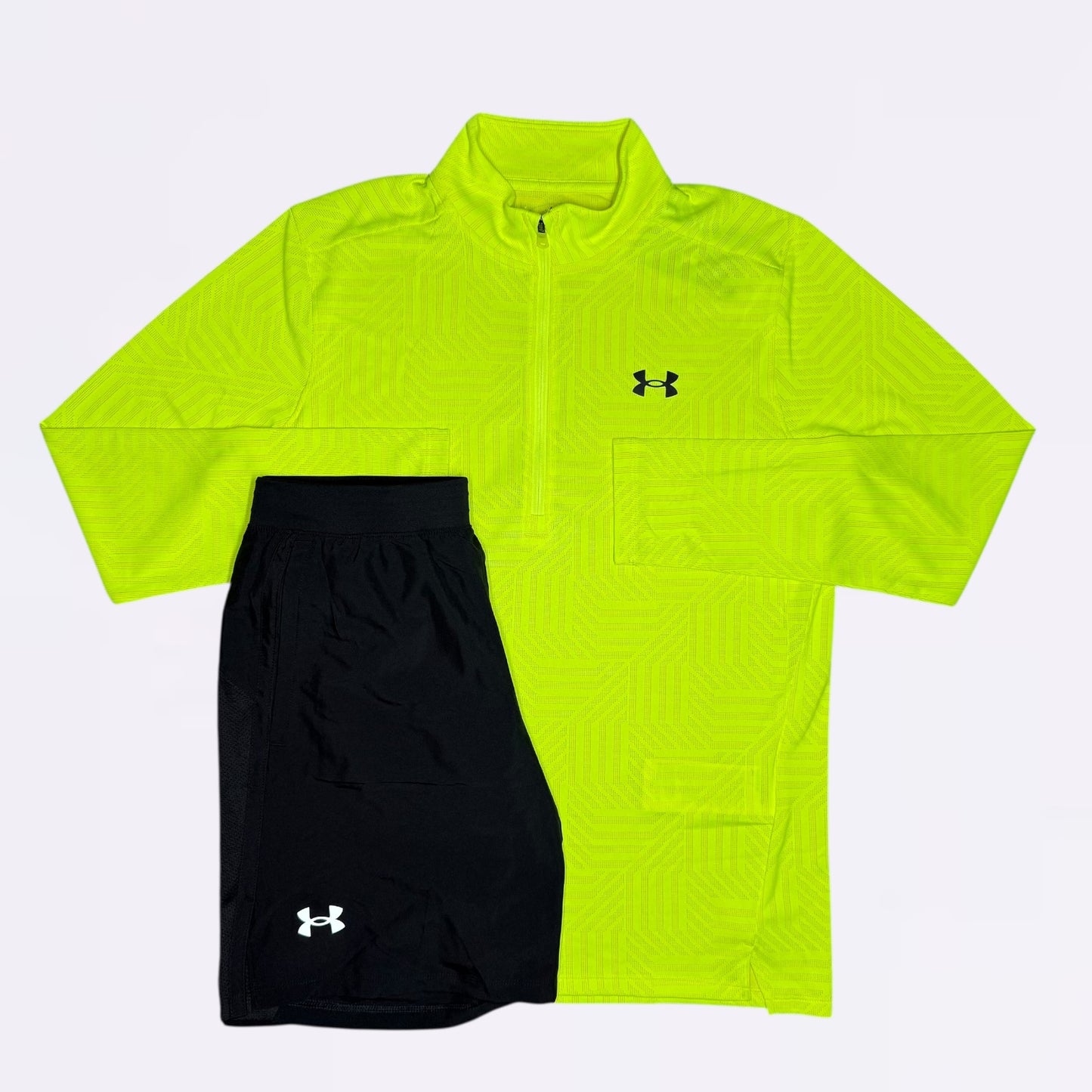 Under Armour Geotessa Half Zip Set- Volt / Black
