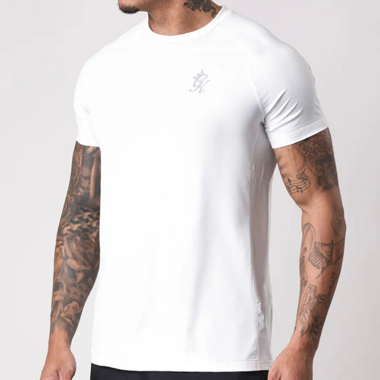 GymKing Energy Texture Tee - White