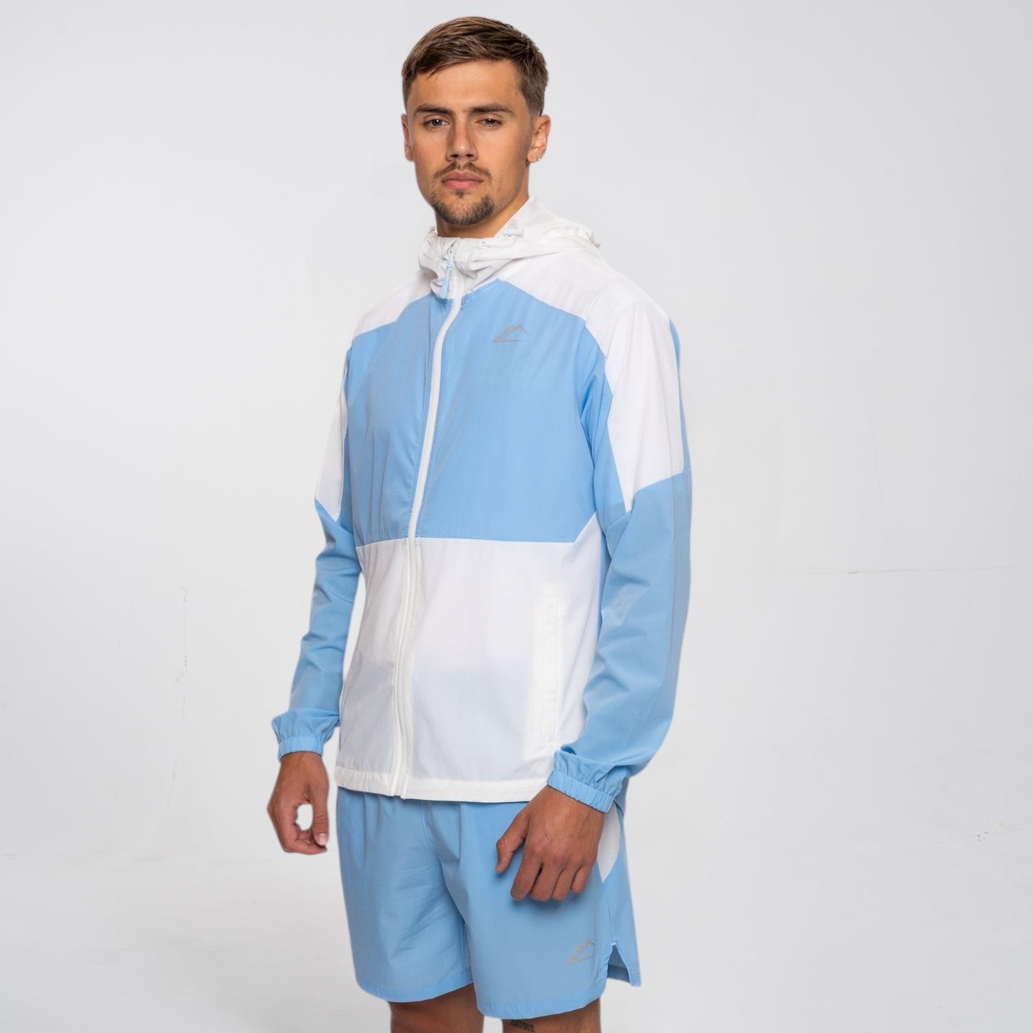 ActiveLine Storm Jacket & Shorts Set - Sky Mist