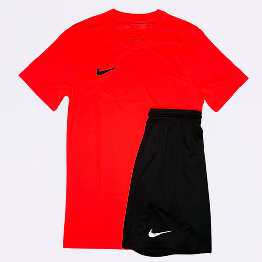 Nike Dri Fit Set - Crimson Red / Black