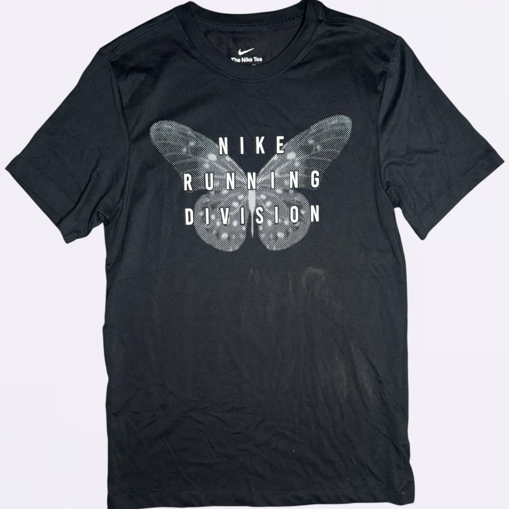 Nike Run Division Butterfly Tee - Black