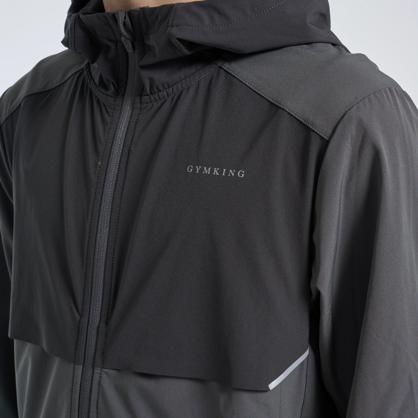 GymKing Advance Tracksuit Top - Urban Grey/Fossil Grey (Junior)