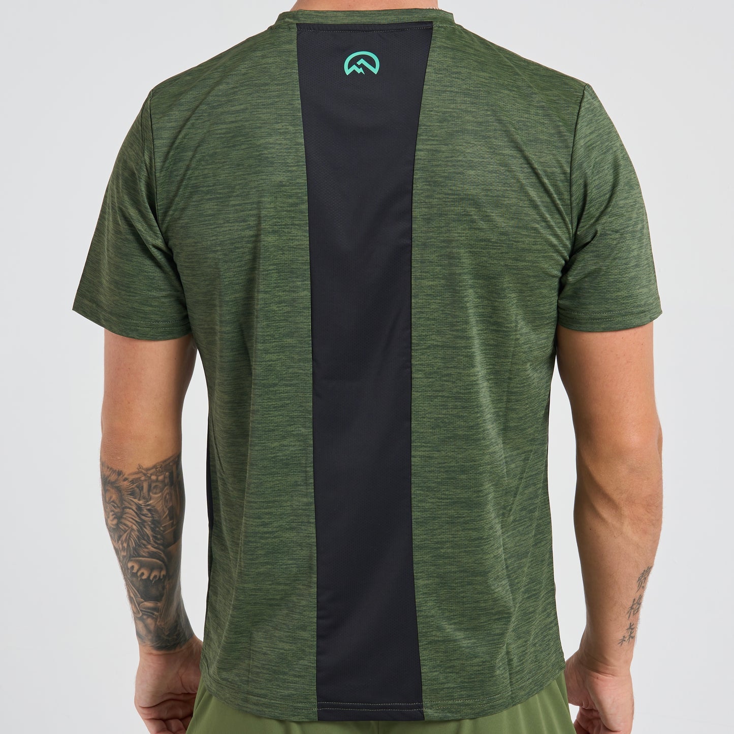 Flux Panel Tee - Sage
