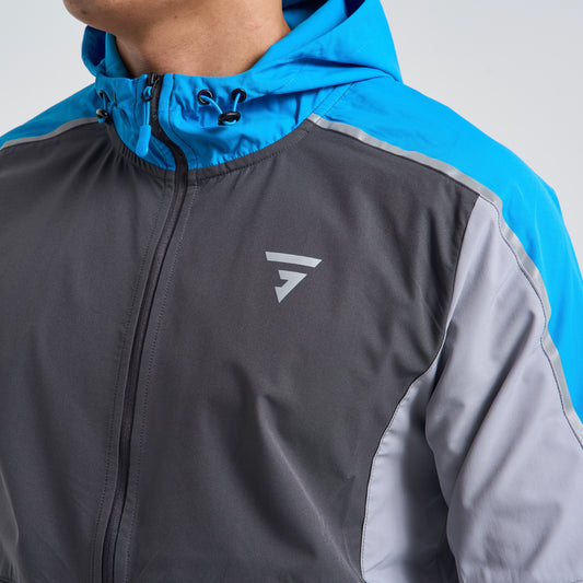 GRIID Reflect Windrunner - Dark Grey/Light Grey/Blue