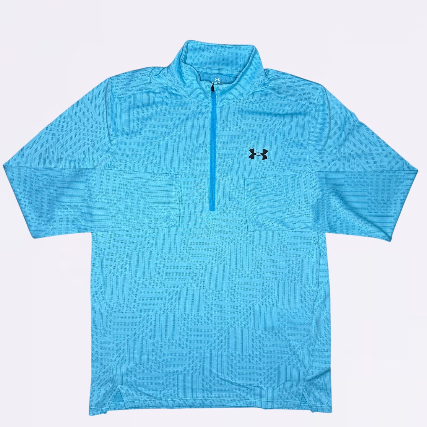 Under Armour Geotessa Tech Half Zip - Light Blue