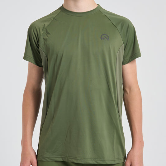 Flux Tech Tee - Sage  (Junior)