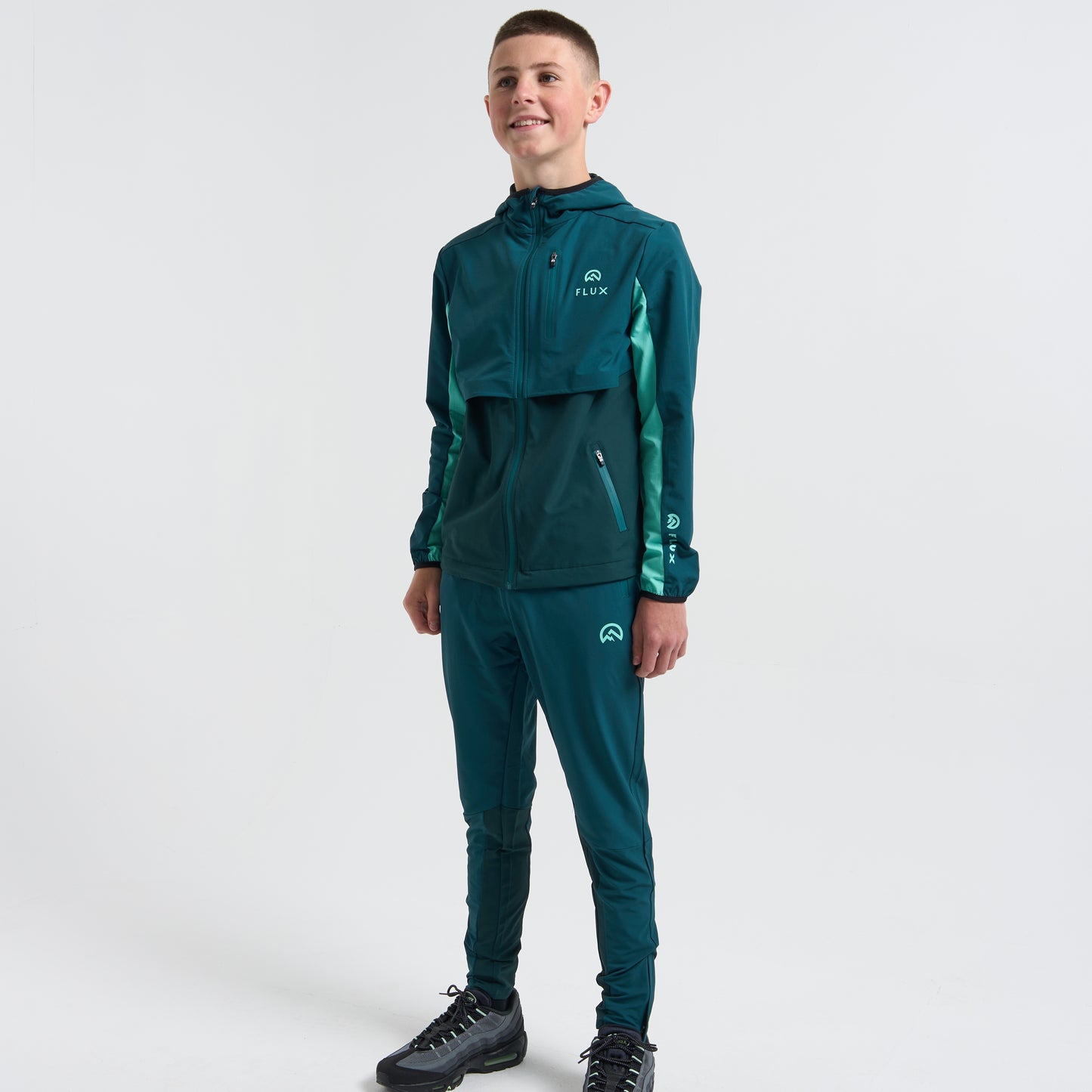 Flux Versatility Set - Jacket & Bottoms - Jungle Green (Junior)