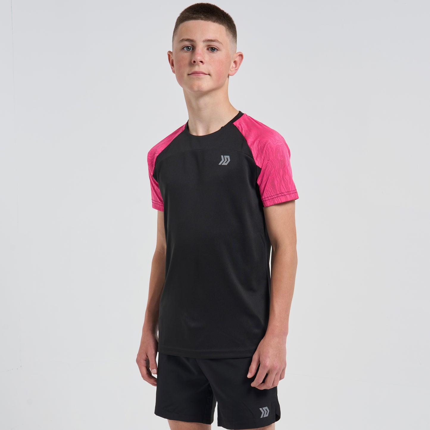 DASH Tee Set - Black / Pink (Junior)