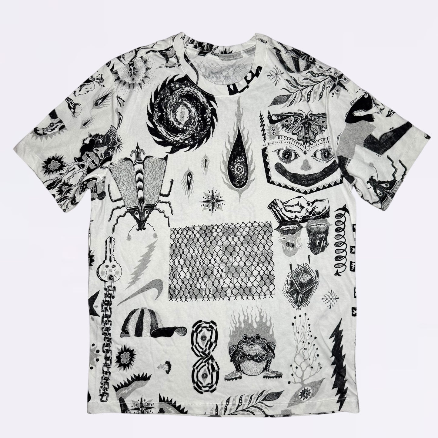 Nike Cotton Graffiti Tee - White
