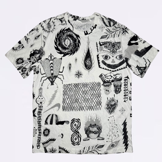 Nike Cotton Graffiti Tee - White