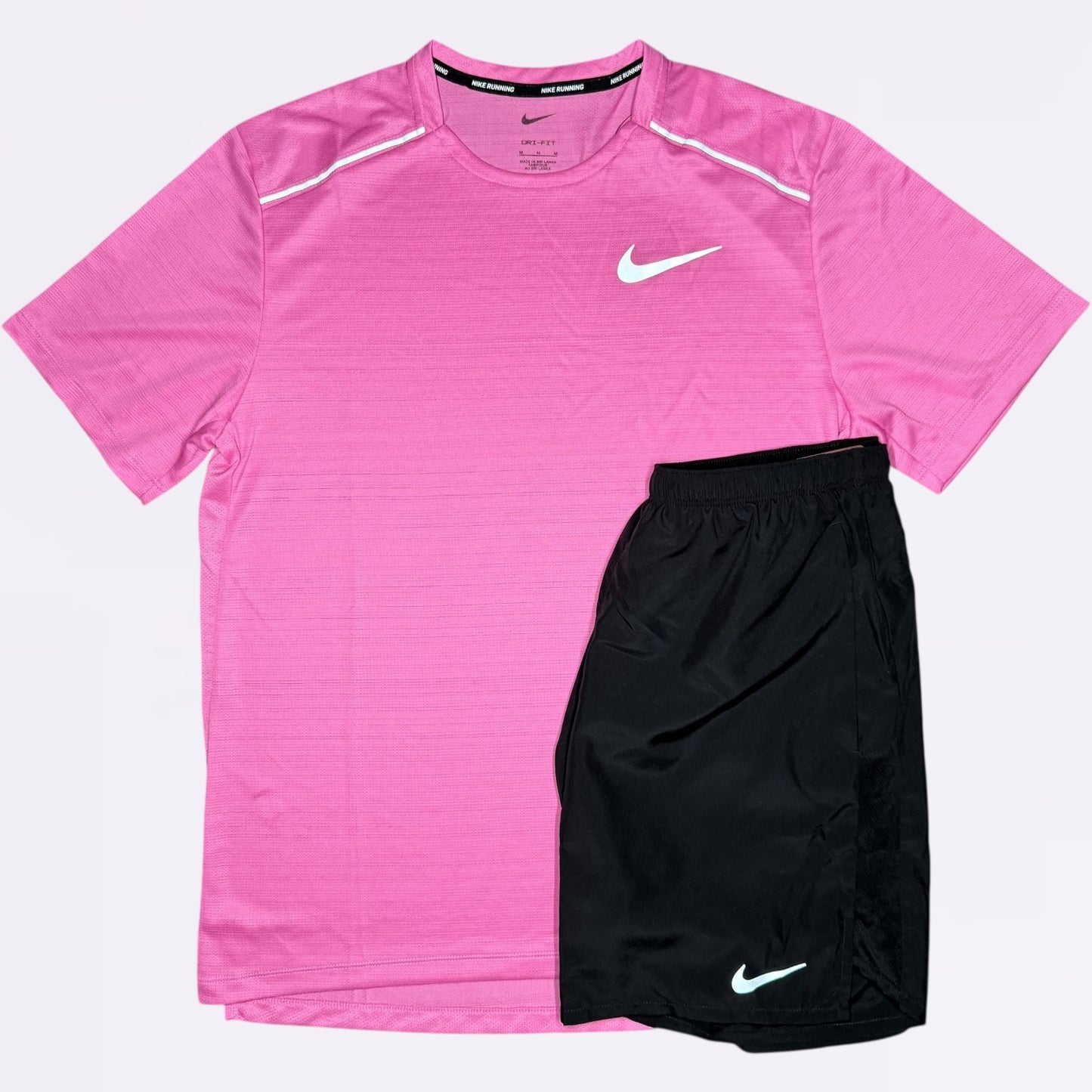 Nike Miler & Challenger Set - Playful Pink / Black