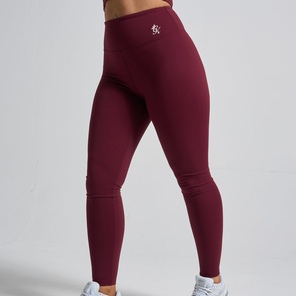 Gym King 365 Legging - Deep Cherry
