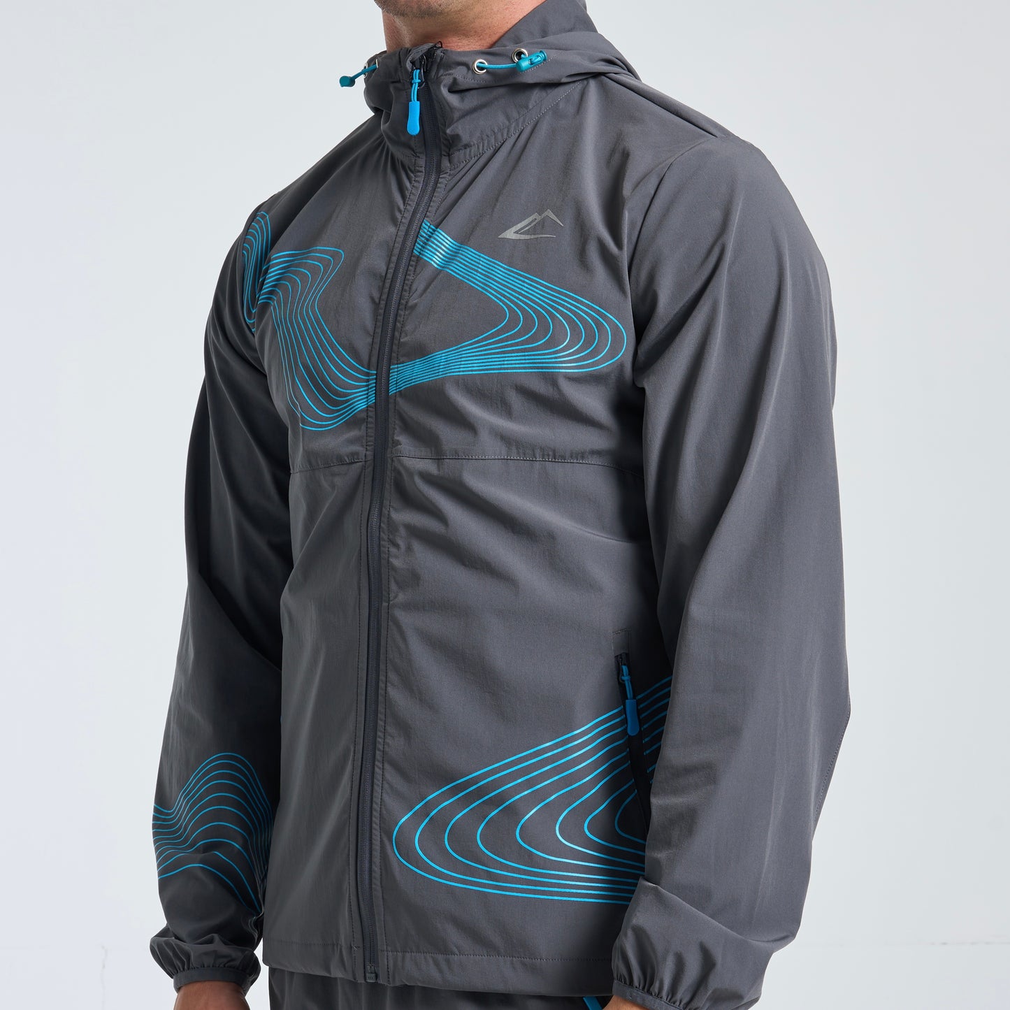 ActiveLine Wave Windrunner  - Grey / Baltic Blue