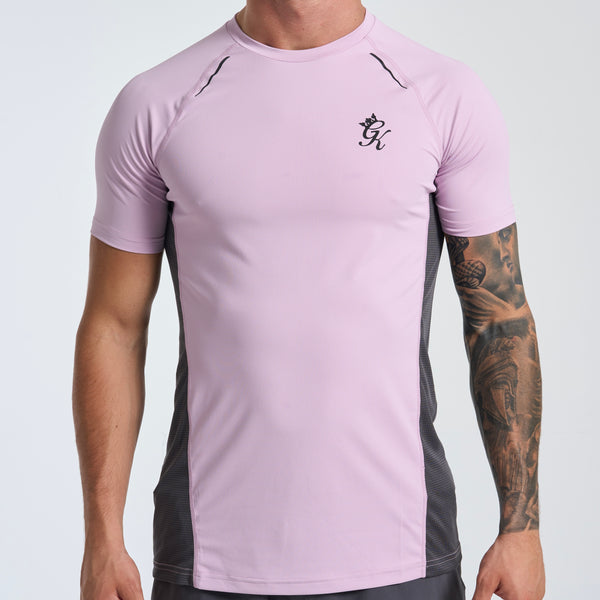 GymKing Flex 2.0 Tee - Graphite/Dusky Lilac