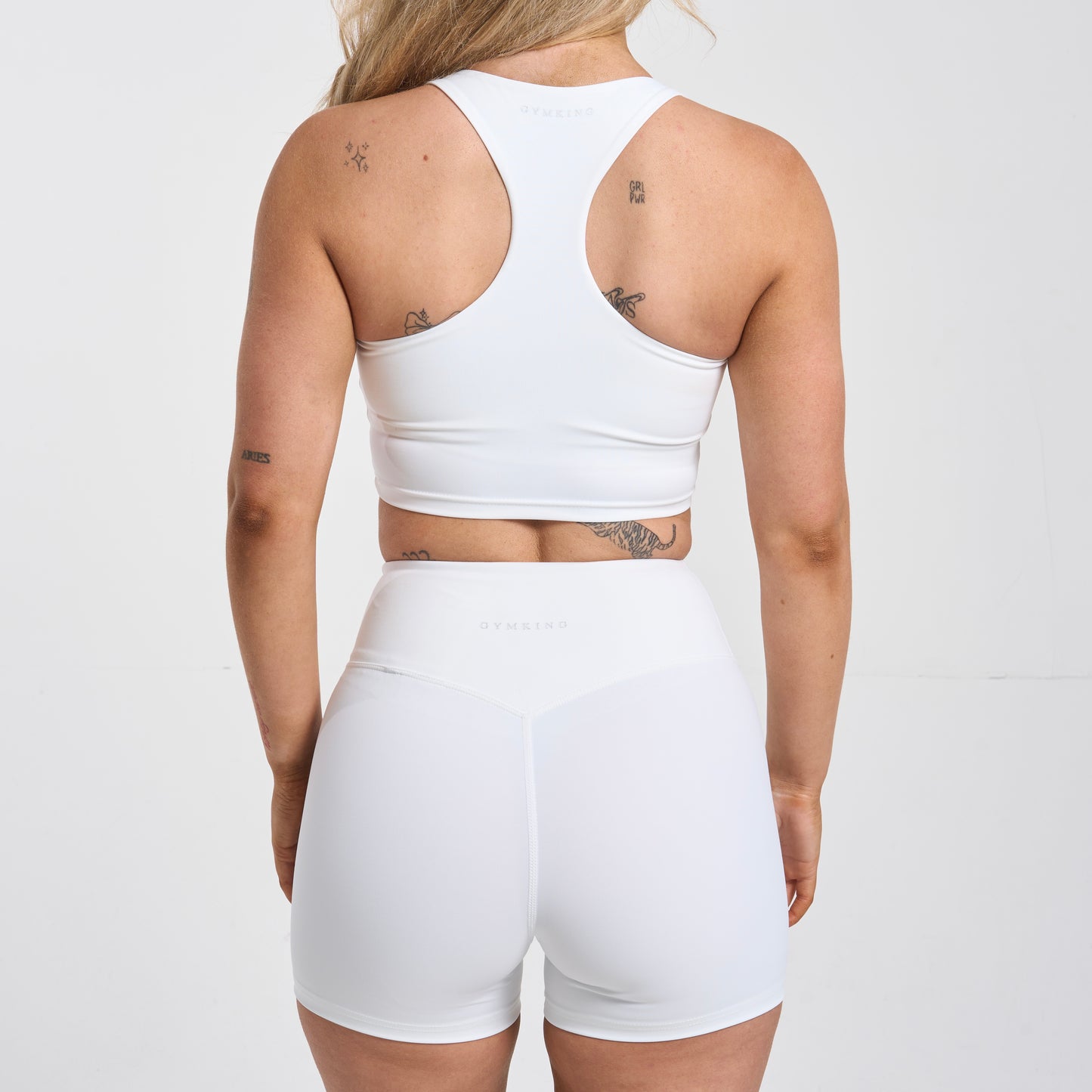 Gym King 365 V-Neck Tank - White