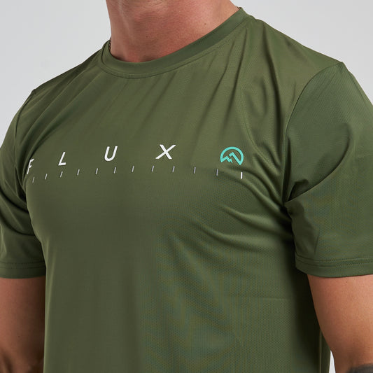 Flux Graphic Tee - Sage