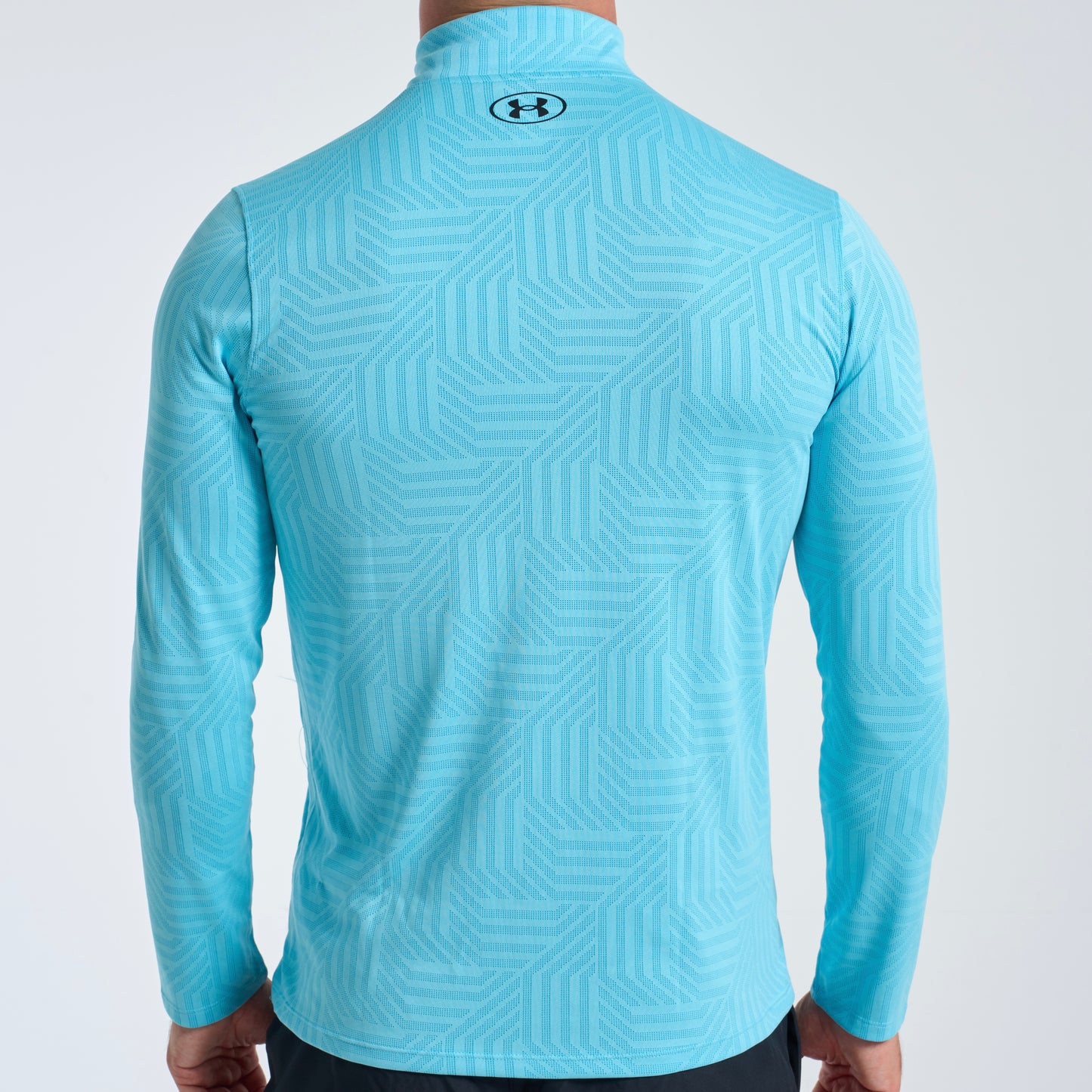 Under Armour Geotessa Tech Half Zip - Light Blue