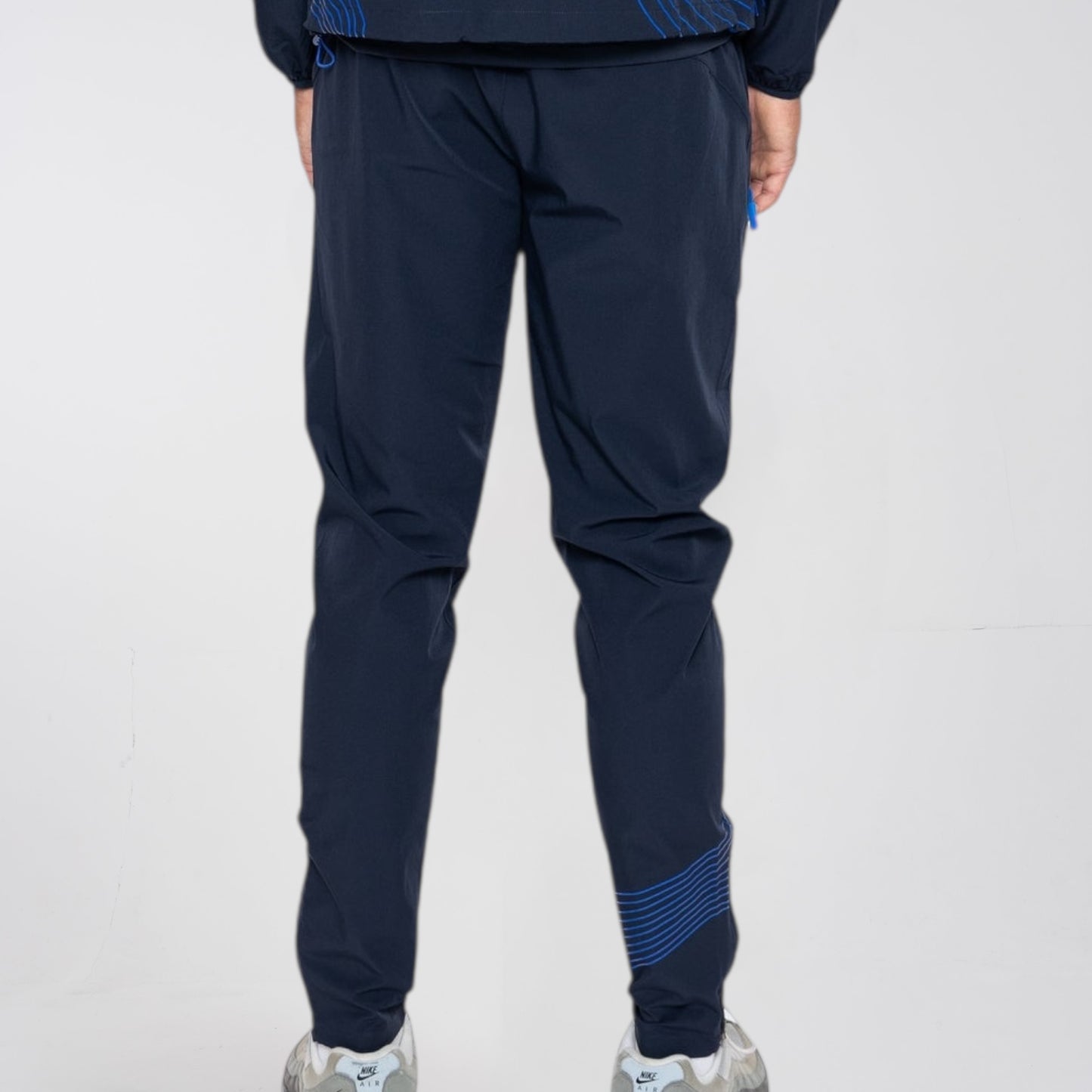 ActiveLine Wave Windrunner & Bottoms Set - Navy / Royal Blue