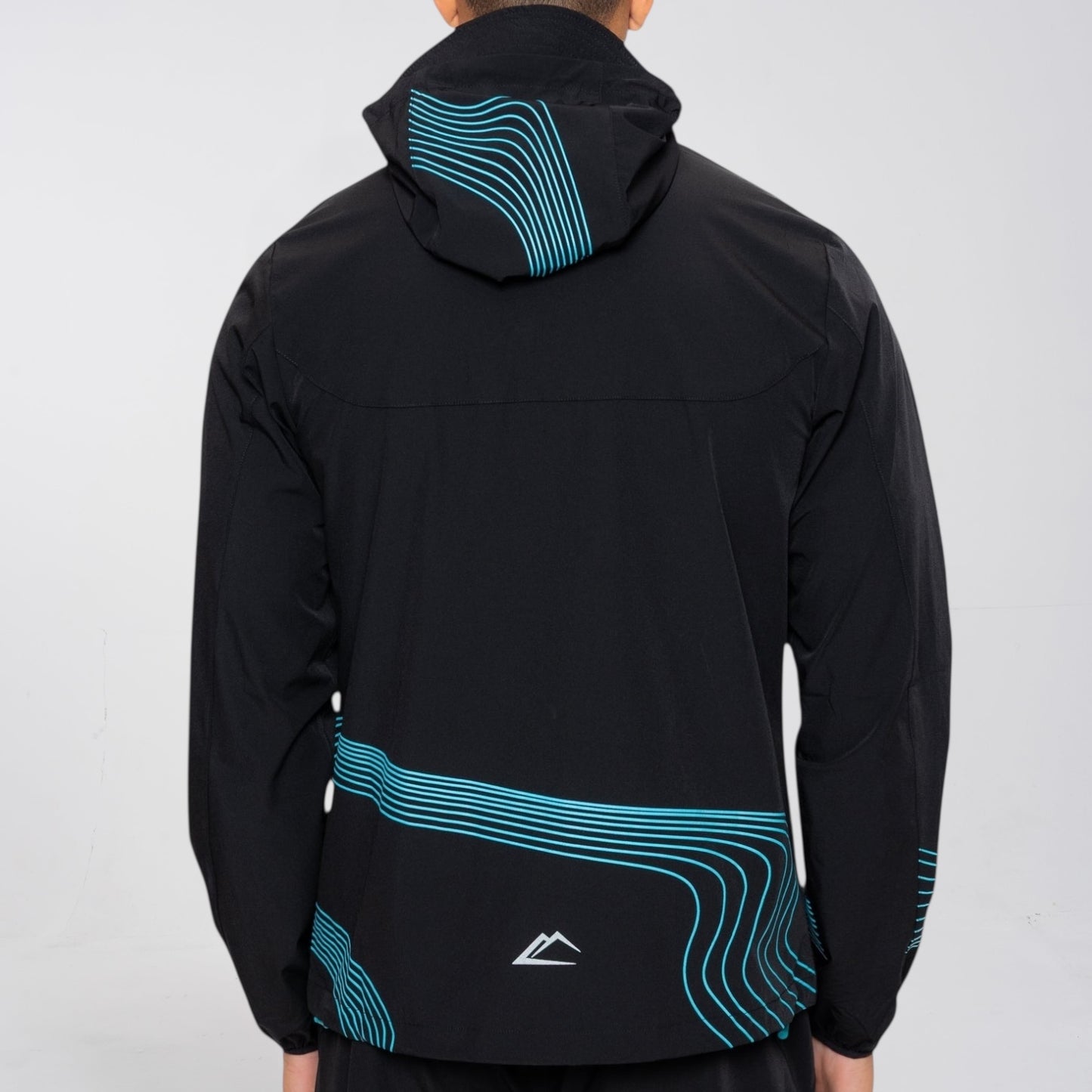 ActiveLine Wave Windrunner & Bottoms Set - Black / Turquoise