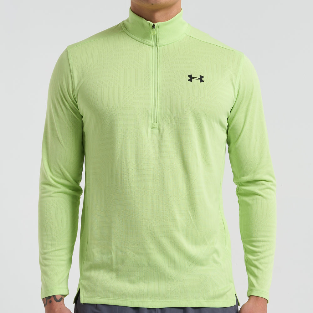 Under Armour Geotessa Half Zip - Morph Green
