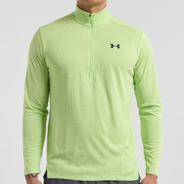 Under Armour Geotessa Half Zip - Morph Green