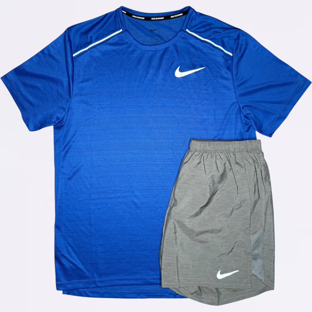 Nike Miler & Challenger Set - Royal Blue / Grey