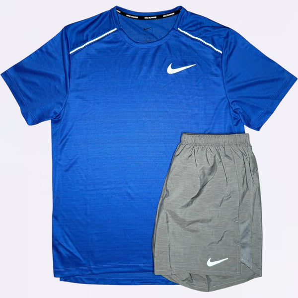 Nike Miler & Challenger Set - Royal Blue / Grey