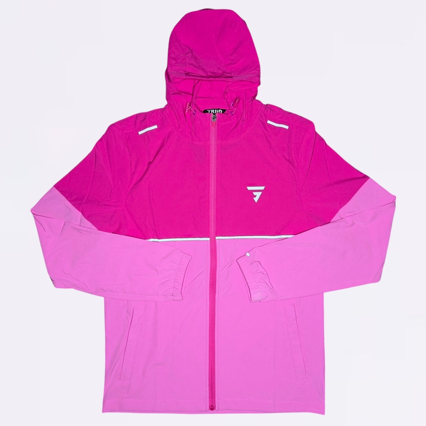 GRIID Ventus Set - Windrunner & Bottoms - Rose Pink / Grey