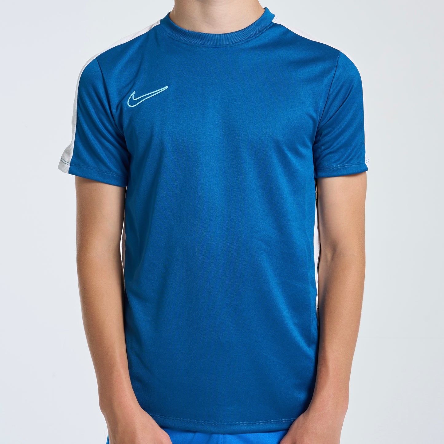 Nike Academy 2.0 Tee - Blue / White (Junior)