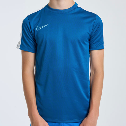 Nike Academy 2.0 Tee - Blue / White (Junior)